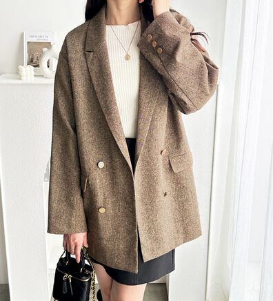 GeeRA（ジーラ）の「オーバーサイズダブルテーラードジャケット（テーラードジャケット）」