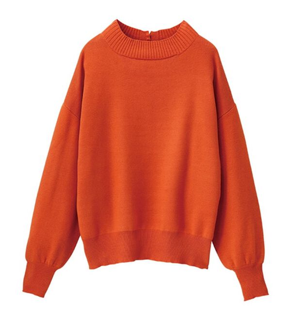 GeeRA（ジーラ）の「ボタン付モチモチニットトップス（ニット・セーター）」｜詳細画像