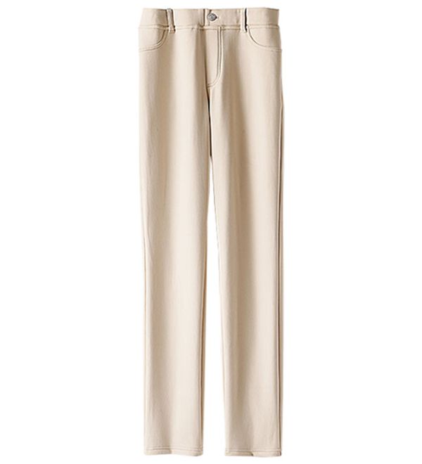 BELLUNA（ベルーナ）の「マシュマロみたいな裏ベロアなめらかストレッチパンツ（フルレングスパンツ）」｜詳細画像