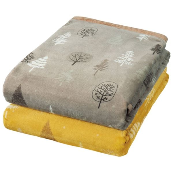「北欧調フランネルニューマイヤー毛布＜あったか・フランネル・肌ざわり＞（毛布・ブランケット）」｜1