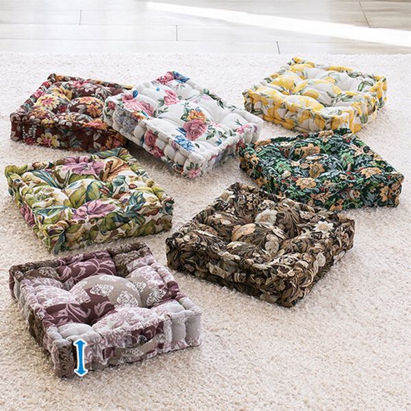 「高級ゴブラン織　厚みたっぷりクッキークッション（チェアカバー・チェアパッド）」｜詳細画像