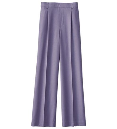 BELLUNA（ベルーナ）の「サラリ美脚見え！タック使いワイドパンツ（ワイドパンツ・ガウチョ）」