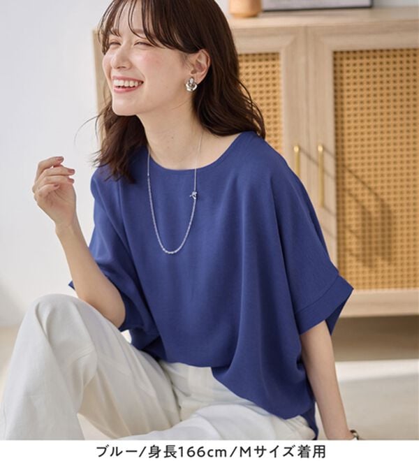 Viola e Viola（ヴィオラ エ ヴィオラ）の「華奢見えドルマンスリーブブラウス（ブラウス）」｜詳細画像