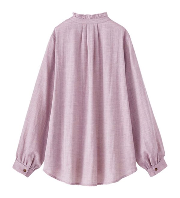 BELLUNA（ベルーナ）の「オーガニックコットンダブルガーゼブラウス（ブラウス）」｜詳細画像