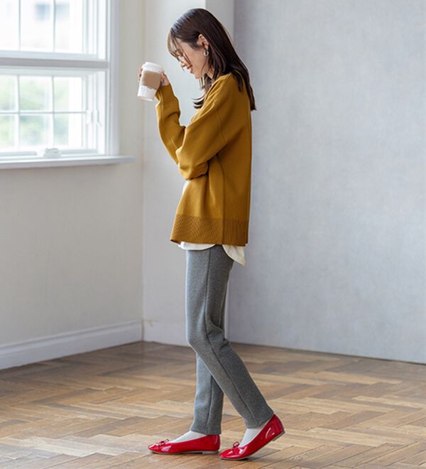 BELLUNA（ベルーナ）の「まるではく毛布！静電防止付裏ファーレギンス（スパッツ・レギンス）」｜詳細画像