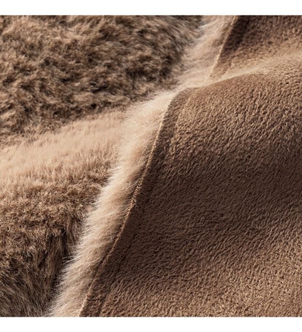 VINNO（ヴィノ）の「マルチウェイフェイクムートンファーコート（ロングコート）」｜詳細画像