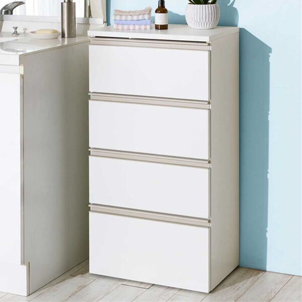 iellio（イエリオ）の「薄型ランドリーチェスト（ランドリーラック・収納）」｜幅45cm