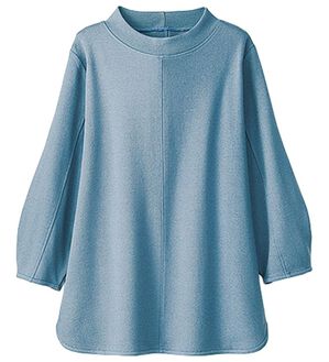 BELLUNA（ベルーナ）の「ハイネック袖ボリュームプルオーバー（カットソー）」｜詳細画像