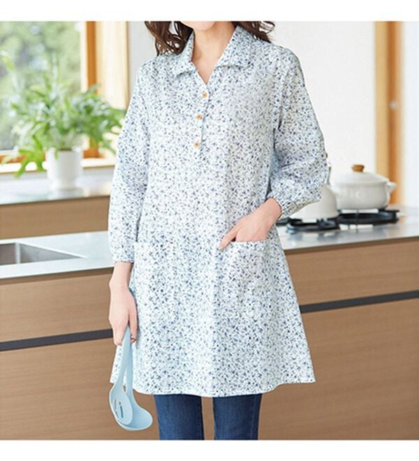 ルフラン（ルフラン）の「【３枚組】家事に便利なプリントシャツ（パジャマ・ルームウェア）」｜詳細画像