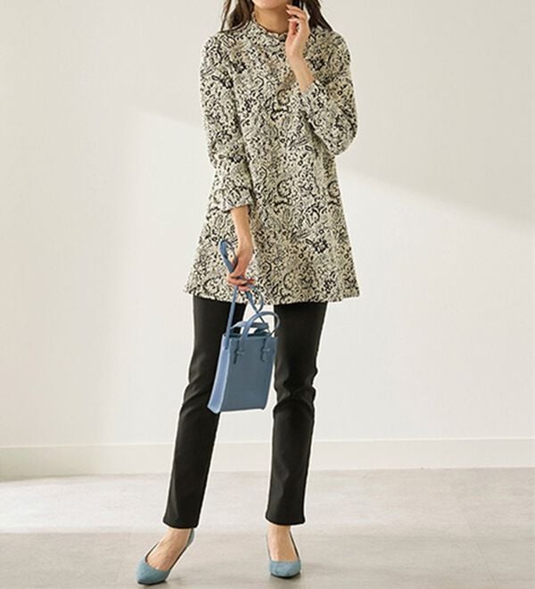 BELLUNA（ベルーナ）の「華やかふくれジャカードチュニック（チュニック）」｜詳細画像