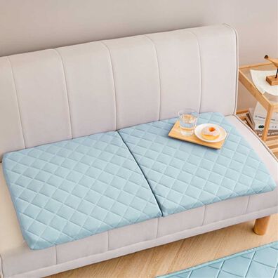 iellio（イエリオ）の「もちもち冷感・高反発洗えるソファパッド＜クッション・長座布団・ごろ寝マット・接触冷感・防ダニ・滑りにくい加工＞（ソファパッド）」