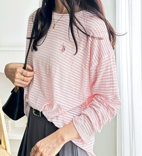 GeeRA（ジーラ）の「【Ｕ．Ｓ．ＰＯＬＯ　ＡＳＳＮ．】スラブシアーロンＴ（Tシャツ）」｜詳細画像