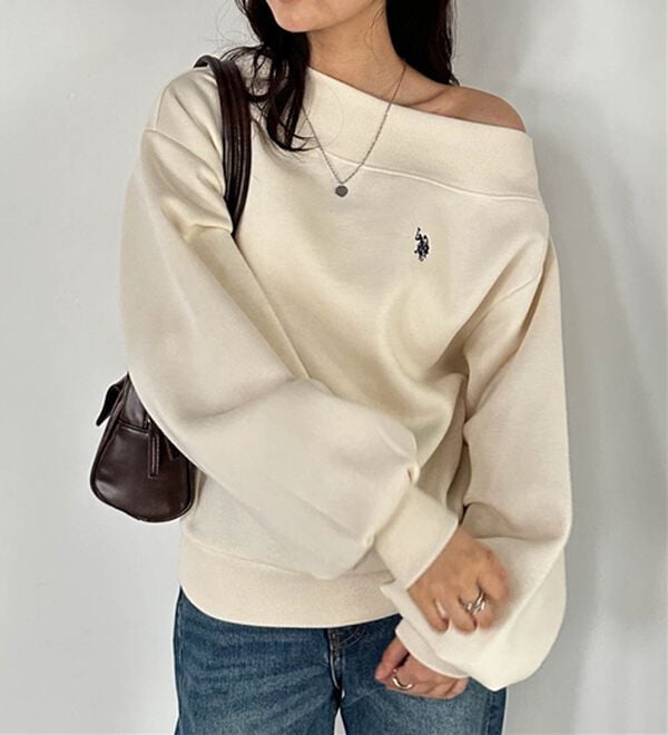 RANAN（ラナン）の「＜U.S.P＞ワンショルスウェット（トレーナー・スウェット）」｜オフホワイト