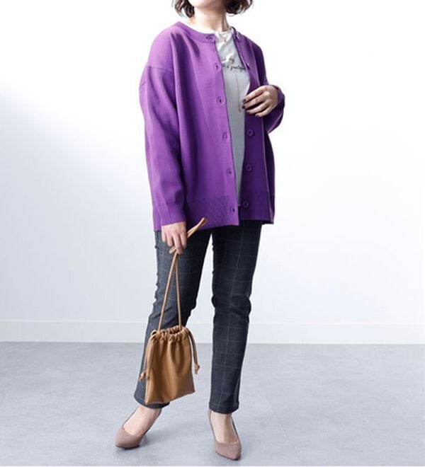 BELLUNA（ベルーナ）の「美脚ストレッチ裏起毛パンツ（フルレングスパンツ）」｜詳細画像