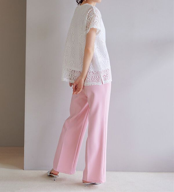 RANAN（ラナン）の「機能付センタースリットフレアーパンツ（フルレングスパンツ）」｜詳細画像