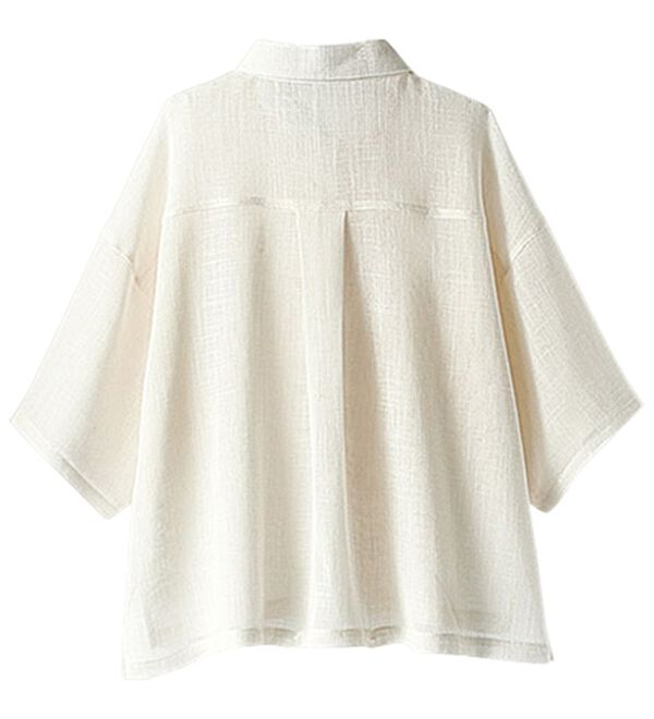 BELLUNA（ベルーナ）の「ノースリの上に着るメッシュショートシャツ（シャツ）」｜詳細画像