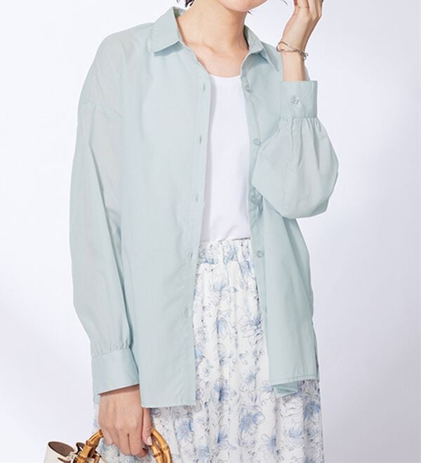 BELLUNA（ベルーナ）の「ベーシックデザインオーバーサイズシャツ（シャツ）」｜詳細画像