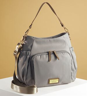 ルフラン（ルフラン）の「＜ミチコロンドンジーンズ＞軽量ショルダー（ショルダーバッグ）」｜ライトグレー