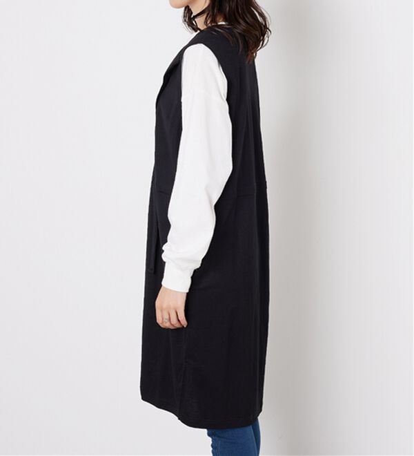 BELLUNA（ベルーナ）の「ドロスト使いポケット付ロングジレ（ジレ）」｜詳細画像