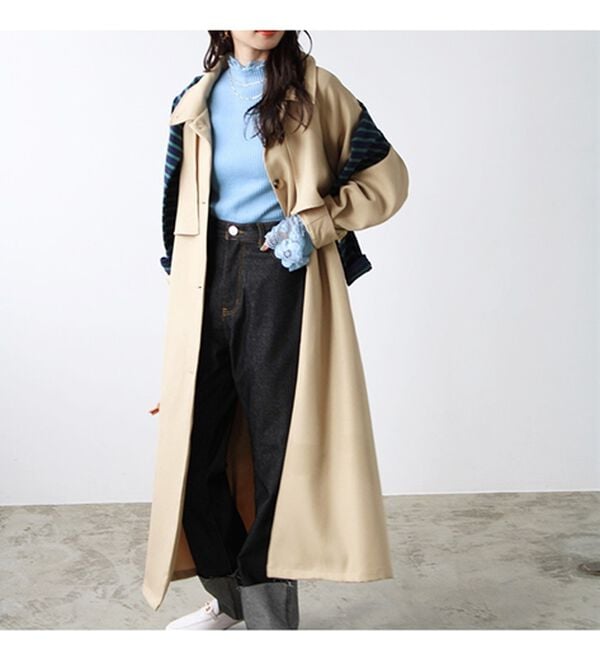 GeeRA（ジーラ）の「大人可愛い！レースが上品なハイネックニット（ニット・セーター）」｜詳細画像