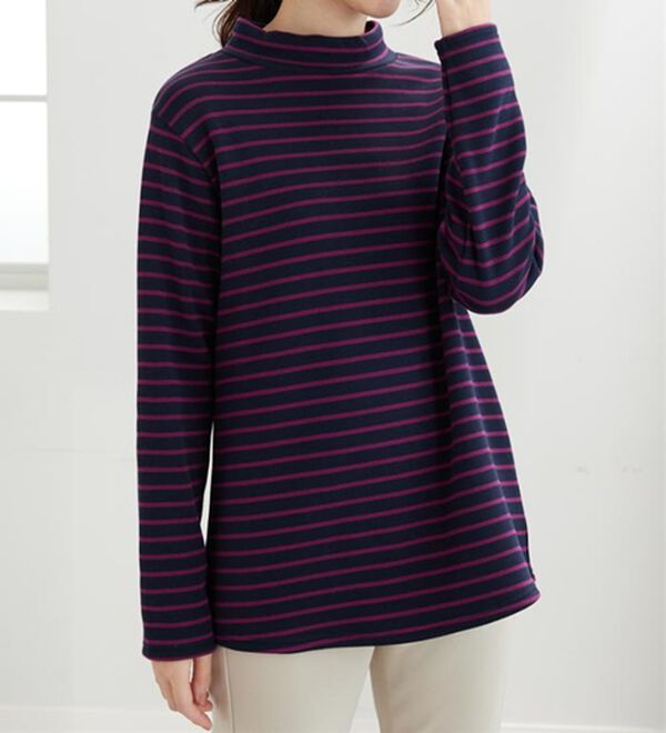 BELLUNA（ベルーナ）の「ふわふわ裏ファーハイネックプルオーバー（カットソー）」｜詳細画像