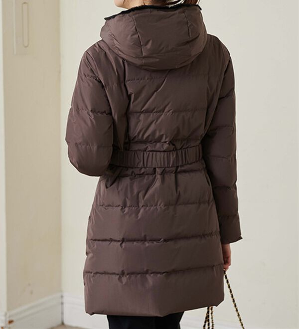RANAN（ラナン）の「暖かファーフード使いすっきりダウンコート（ダウンコート・ジャケット・ベスト）」｜詳細画像