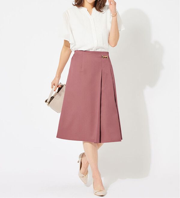 ビット付フレアースカート - ベルーナ【公式】