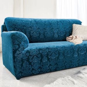 「立体オーナメント柄伸縮フィットソファカバー（ソファーカバー）」｜詳細画像