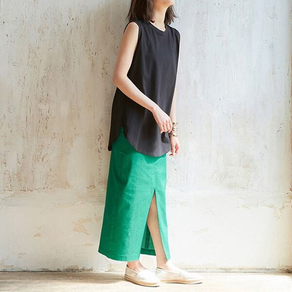 RANAN（ラナン）の「チノライクロングタイトスカート（ロングスカート）」｜詳細画像