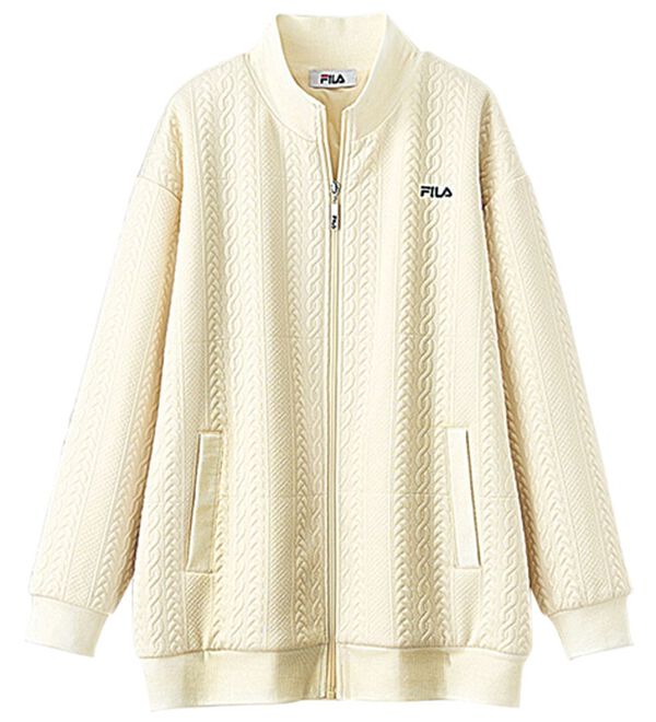 BELLUNA（ベルーナ）の「＜ＦＩＬＡ＞ケーブル柄中わたジャケット（その他ジャケット）」｜詳細画像