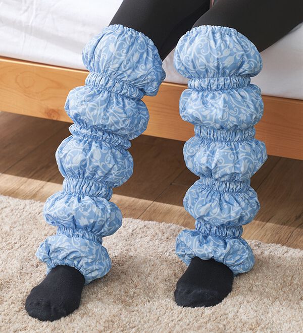 「洗える羽毛レッグウォーマー（靴下・ストッキング）」｜詳細画像