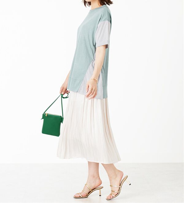 BELLUNA（ベルーナ）の「サイドリボン切替デザインプルオーバー（カットソー）」｜詳細画像