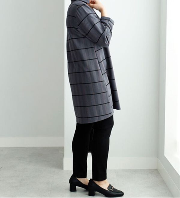 BELLUNA（ベルーナ）の「ジッパー使いスキッパーチュニック（チュニック）」｜詳細画像