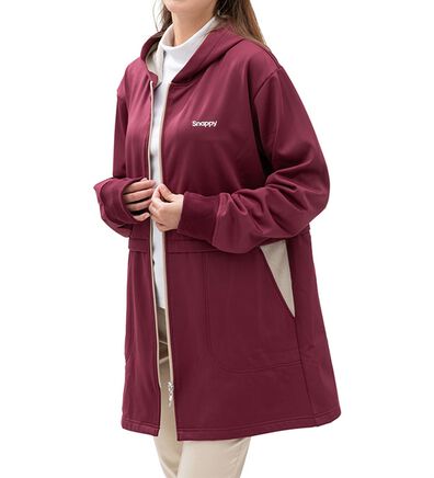 「風を通さない！あったかロングパーカー（パーカー）」