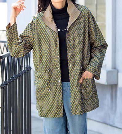 ルフラン（ルフラン）の「着映えるプリントブルゾン（ブルゾン）」