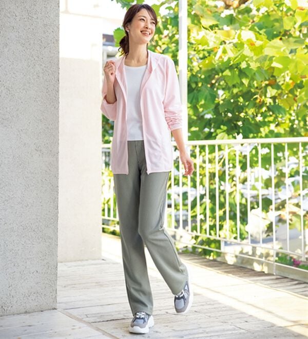 ルフラン（ルフラン）の「【３本組】そのままお出かけジャージパンツ（その他パンツ）」｜詳細画像