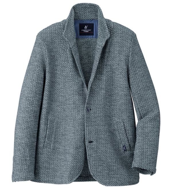 「＜コムルヴァン・オム＞男前！スタンドジャケット（メンズジャケット）」｜ネイビー系