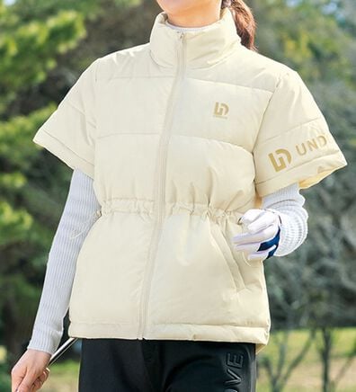 BELLUNA（ベルーナ）の「【三枝こころコラボ】袖取り外し可能！中わたジャケット（ショートコート）」