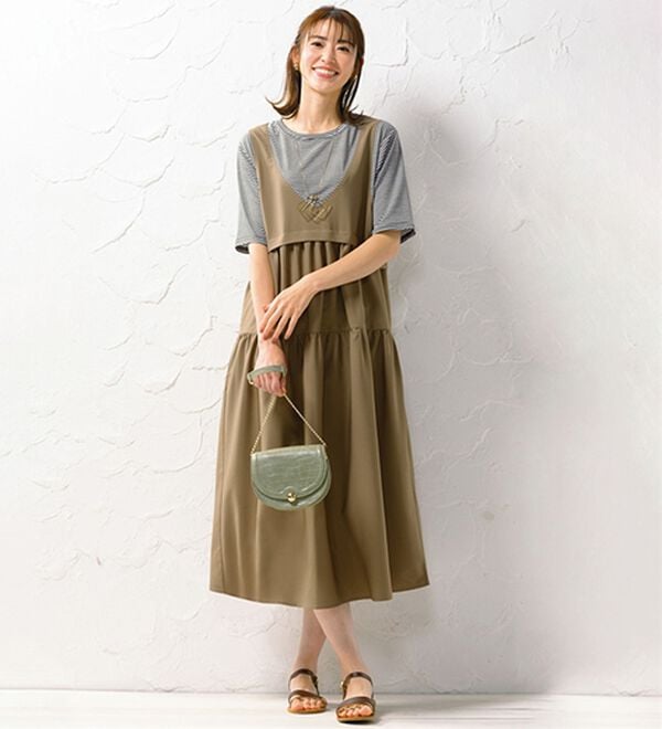 ルフラン（ルフラン）の「【２色組】サッと着るだけ！ゆるっと可愛いワンピース（その他ワンピース）」｜詳細画像