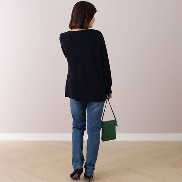 BELLUNA（ベルーナ）の「ミラノリブサイドボタン使いプルオーバー（ニット・セーター）」｜詳細画像