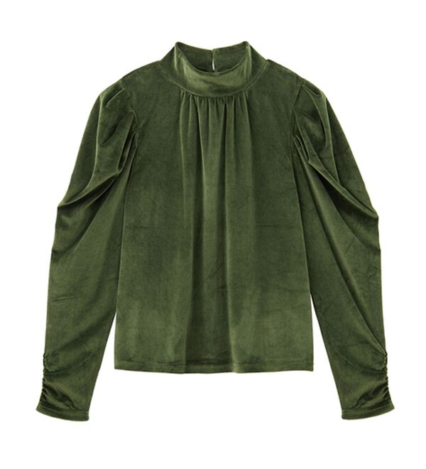 RANAN（ラナン）の「ベロアパワショルハイネックプルオーバー（カットソー）」｜詳細画像