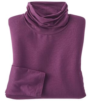 BELLUNA（ベルーナ）の「なめらかテンセル（ＴＭ）繊維ストレッチプルオーバー（カットソー）」｜ラズベリーピンク