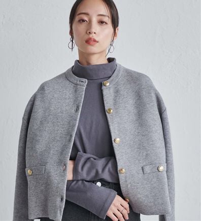 RANAN（ラナン）の「【4つの機能付き】洗える！ゴールド調ボタンニットカーディガン（ニットカーディガン）」