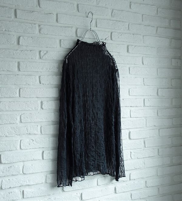 BELLUNA（ベルーナ）の「波柄立体ジャカードシアーインナー（カットソー）」｜詳細画像