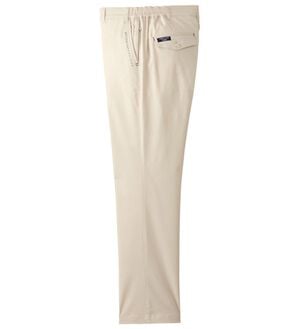 「＜ダンロップ・リファインド&times;コムルヴァン・オム＞７得アクティブチノパンツ（メンズフルレングスパンツ）」｜アイボリー