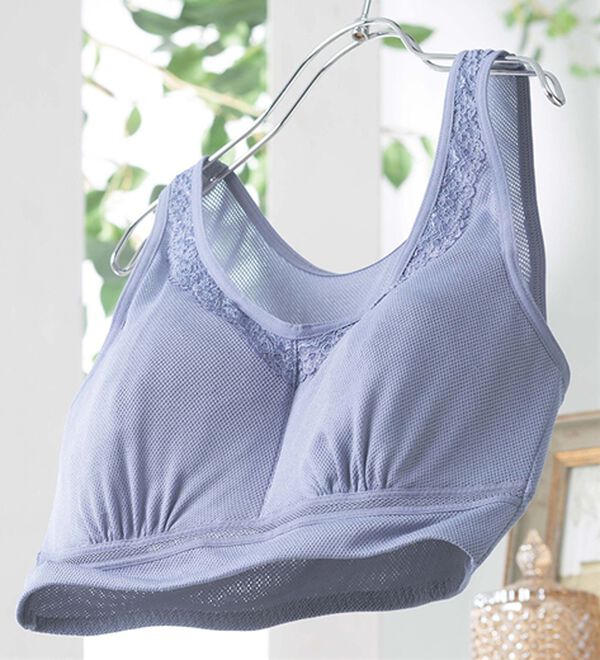 LAVIENNE（ラヴィエンヌ）の「【３色組】さらさらメッシュの快適ブラ（ブラジャー）」｜詳細画像