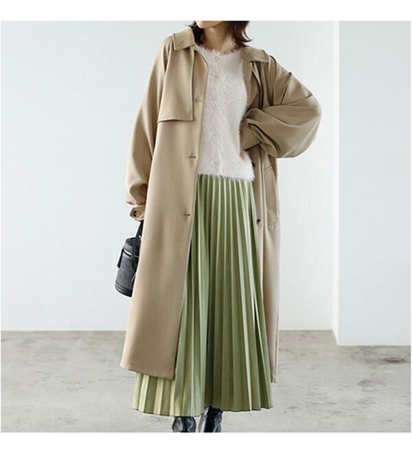 GeeRA（ジーラ）の「前後２ＷＡＹシャギー袖ボリュームニット（ニット・セーター）」｜詳細画像