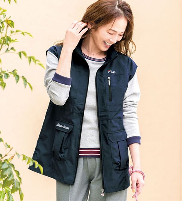 FILA】キャップスリーブお散歩ベスト - ベルーナ【公式】