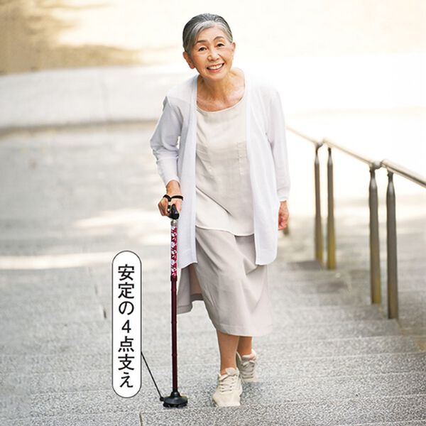 「折りたためるあんしんステッキ（シニア・生活サポート）」｜詳細画像