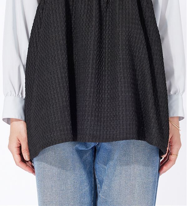 BELLUNA（ベルーナ）の「ジャカード素材ペプラムビスチェ（タンクトップ・キャミソール）」｜詳細画像